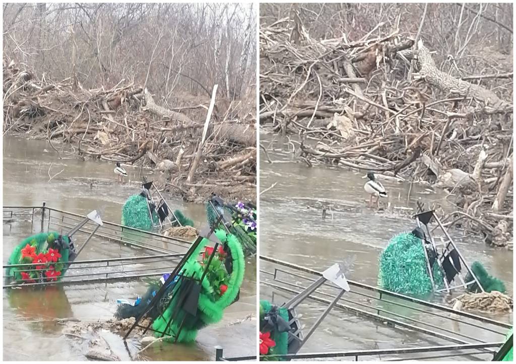 Риск затопления могил Героев СВО на Южном кладбище прокомментировали в гаражных кооперативах