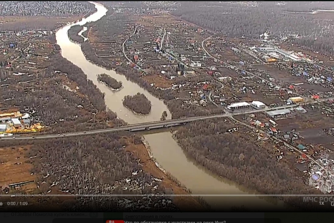 В Новосибирской области 146 приусадебных и дачных участков подтоплены водами  реки Иня
