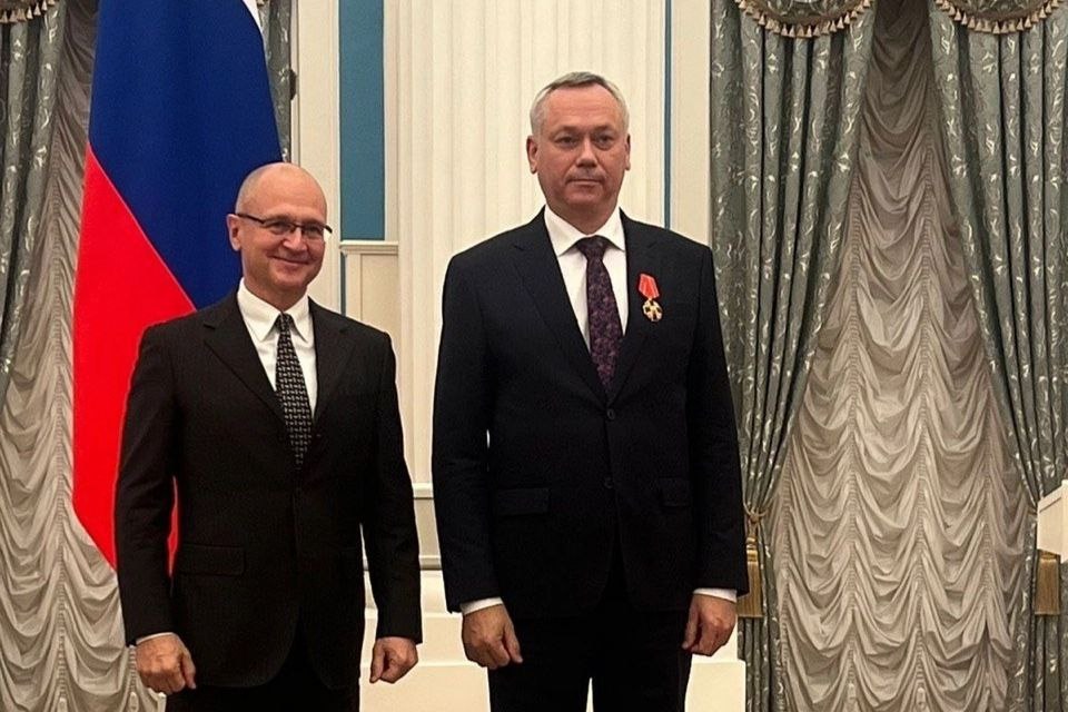 Новосибирского губернатора наградили орденом Александра Невского