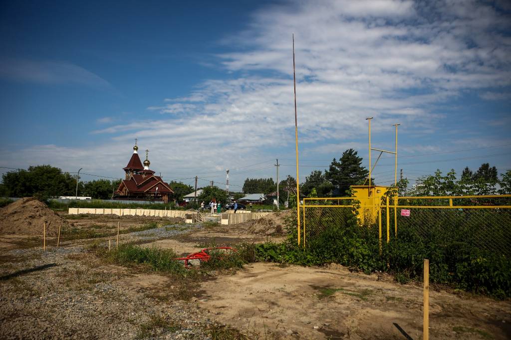 В Новосибирске появится монастырский сад рядом с храмом Георгия Победоносца