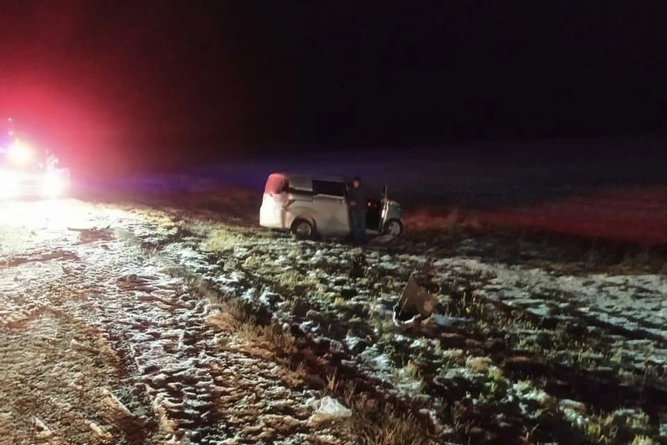 В Новосибирской области водитель иномарки погиб в жестком ДТП
