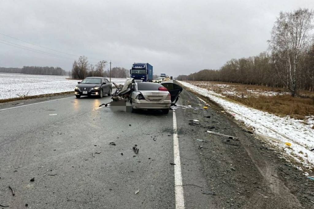 Женщина-водитель погибла в ДТП в Новосибирской области