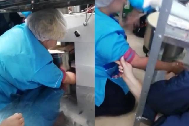 В Новосибирске у женщины рука застряла по локоть в тестомесе