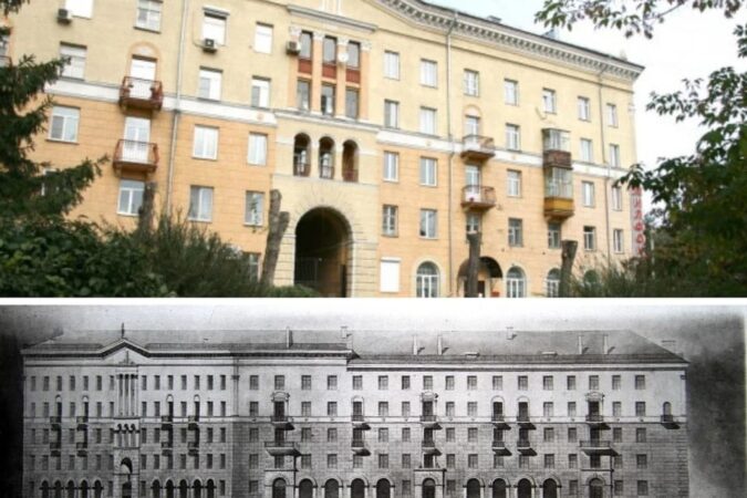 В Новосибирске дом с аркой на проспекте Дзержинского стал объектом культурного наследия