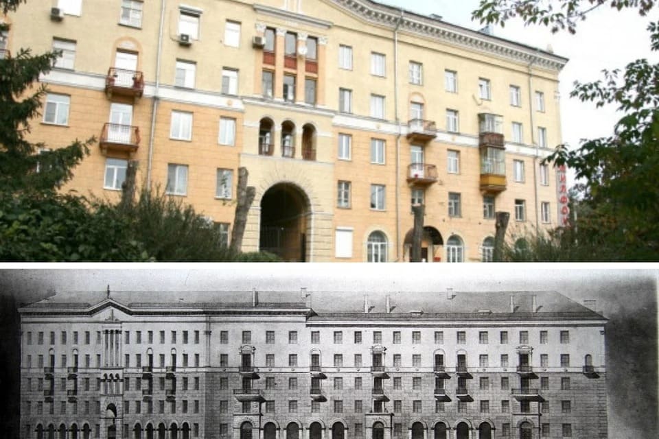 В Новосибирске дом с аркой на проспекте Дзержинского стал объектом культурного наследия