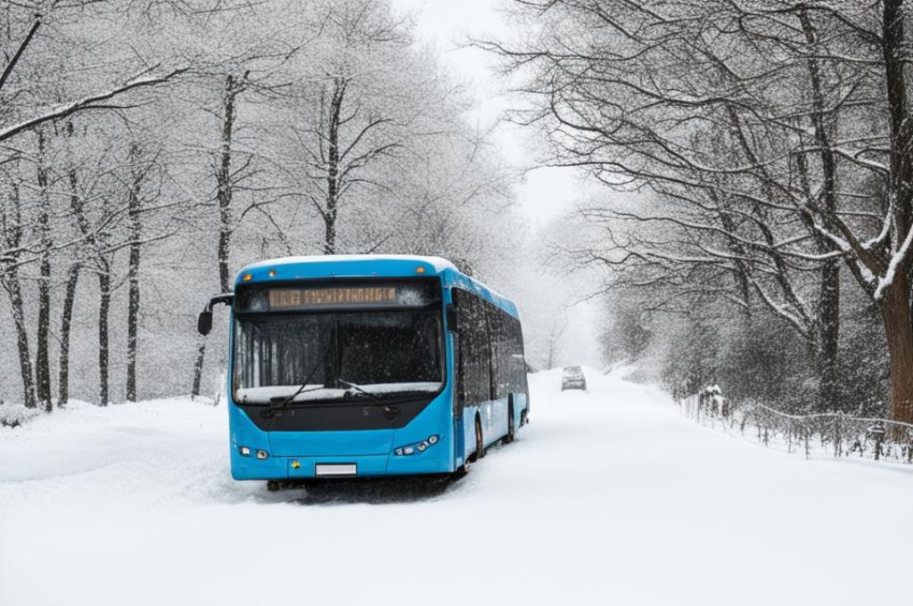 Под Новосибирском в 37-градусный мороз заглох автобус с детьми