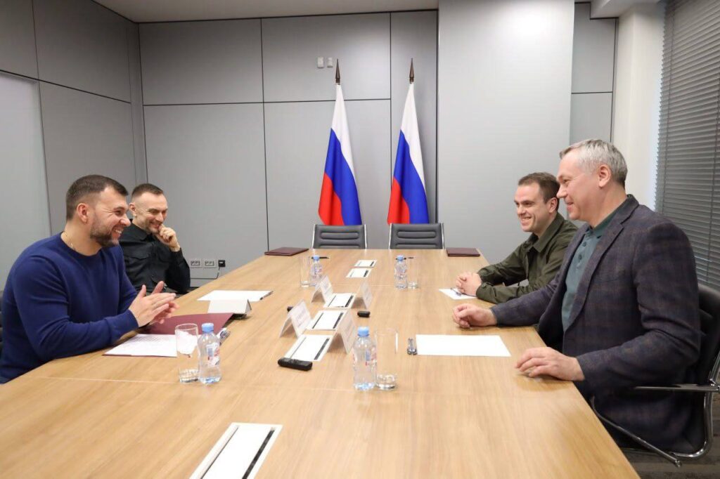 Новосибирский губернатор встретился с главой Донецкой народной республики