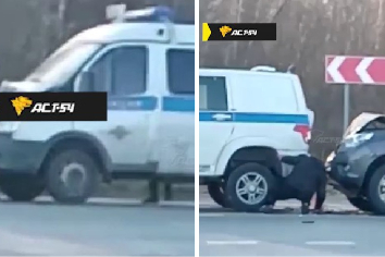 Массовое ДТП с полицейской ГАЗелью произошло под Новосибирском