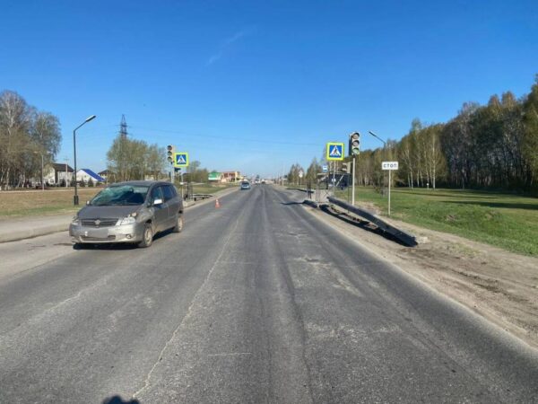 В Новосибирске иномарка сбила подростка на пешеходном переходе