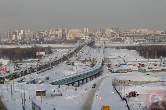 В Новосибирске ввели ограничение скорости на Октябрьском мосту