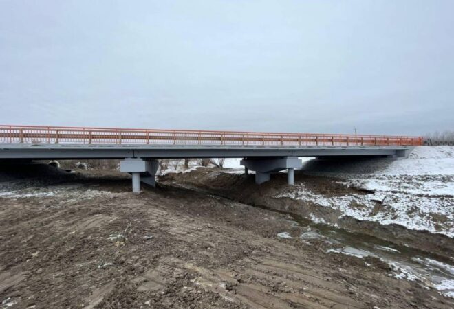Под Новосибирском отремонтировали мост через реку Шарап за 103 миллиона
