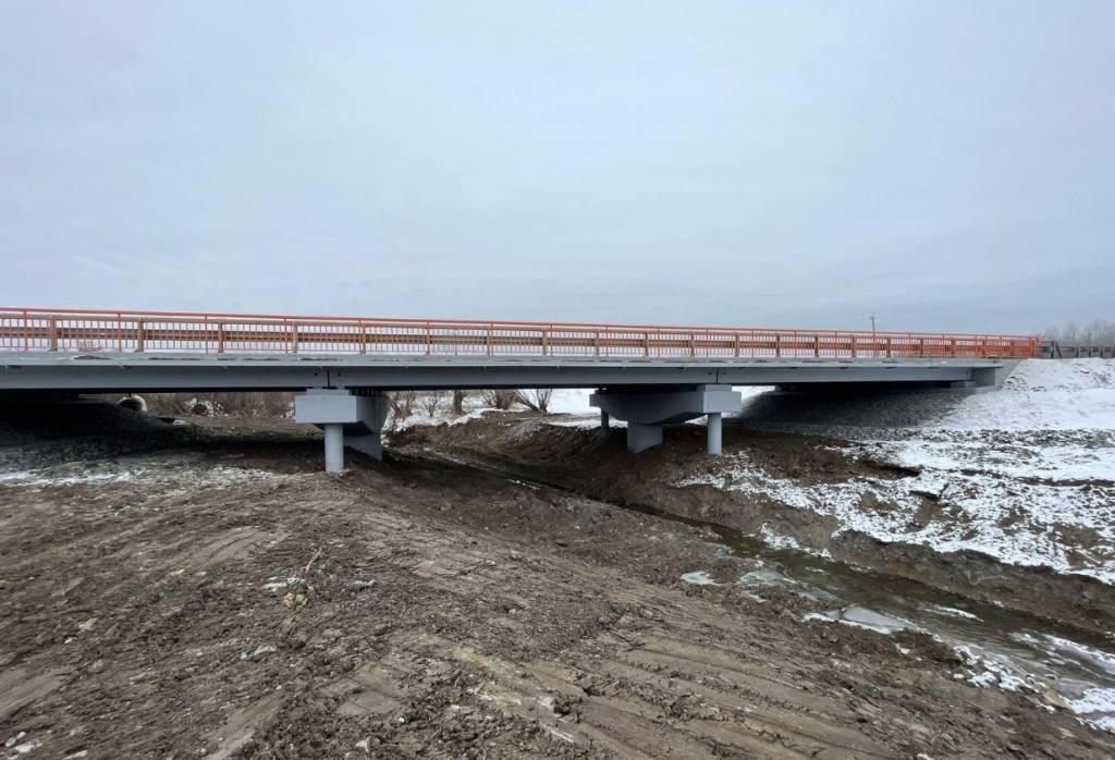 Под Новосибирском отремонтировали мост через реку Шарап за 103 миллиона