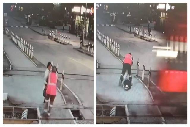 В Новосибирске железнодорожница рискнула жизнью ради незнакомки