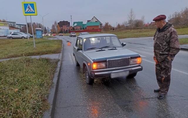 В Бердске пенсионер на «семерке» сбил  женщину на пешеходном переходе