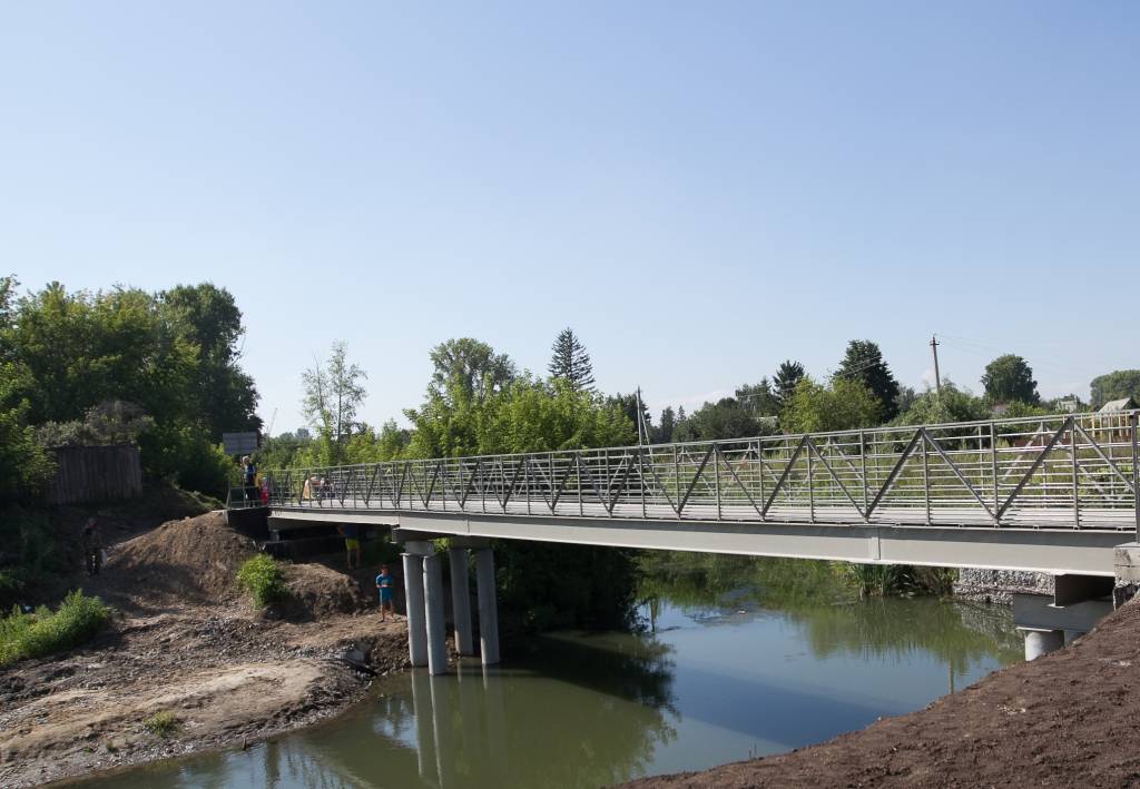 В Новосибирске начали ремонт на 8 мостах через малые реки