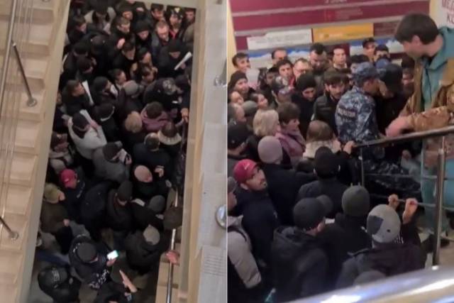 Гигантская толпа иностранцев собралась в миграционном центре в Новосибирске