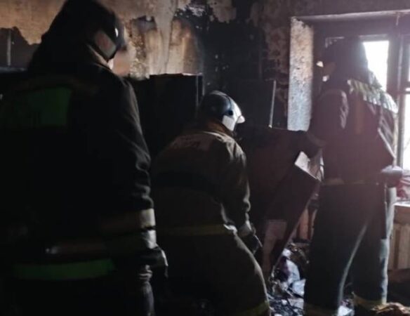 В Новосибирске сотрудники МЧС спасли 7 человек на пожаре в пятиэтажке