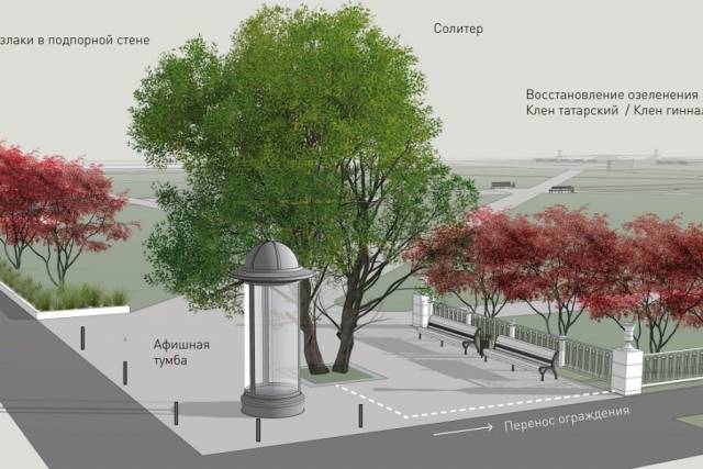 В Новосибирске реконструируют Первомайский сквер
