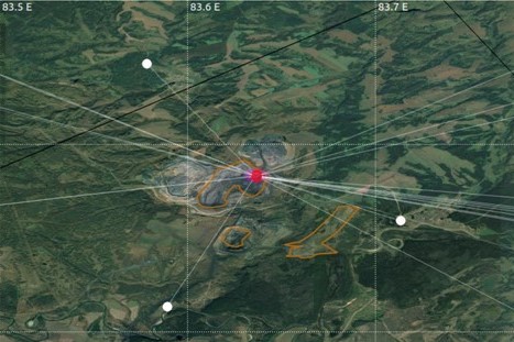 Под Новосибирском произошло землетрясение магнитудой 4