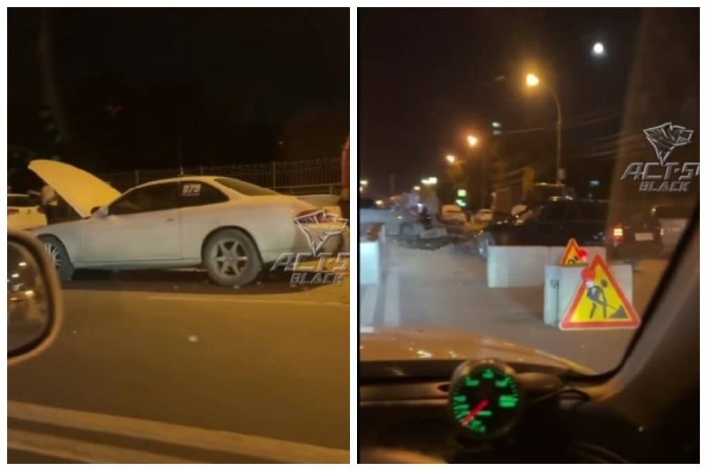 Массовое ДТП произошло на левобережье Новосибирска