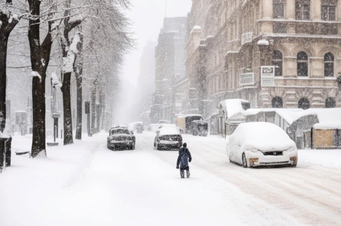 В Новосибирске на 14 и 15 января объявили штормовое предупреждение