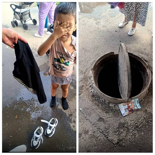 Мальчик провалился в канализационный люк в Новосибирске