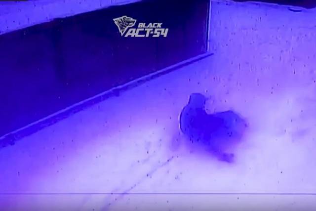 В Новосибирске женщина сломала ногу