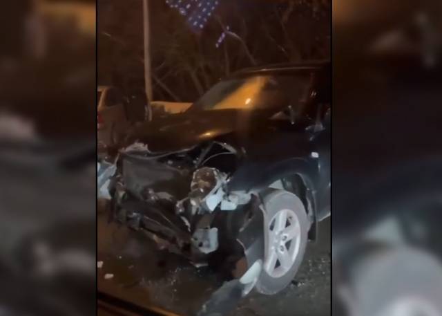 В Новосибирске на Винаповском мосту произошло массовое ДТП