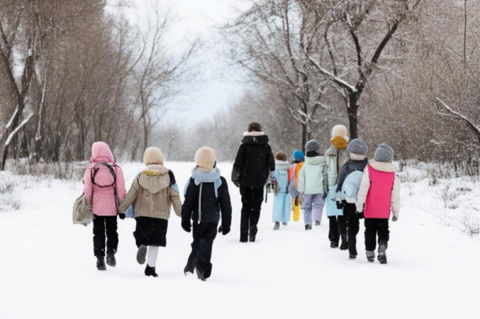 В Новосибирске детям разрешили не ходить в школу в морозы
