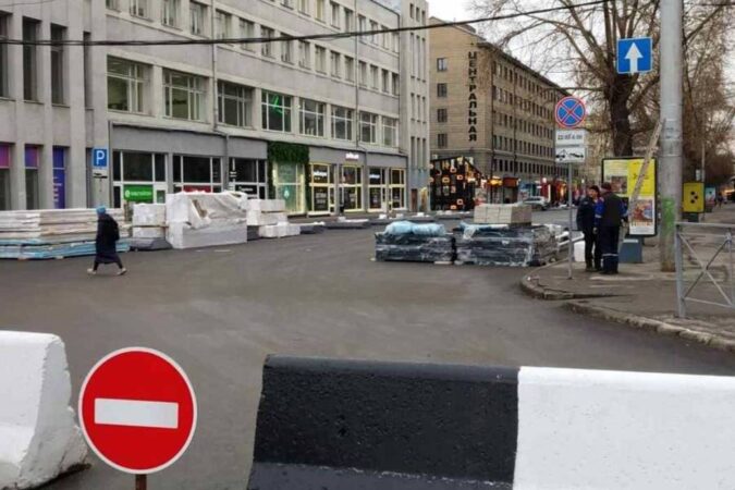 Улица Ленина в Новосибирске частично станет пешеходной до февраля