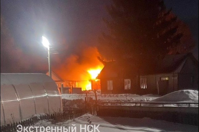 В Новосибирске молодой парень погиб на пожаре