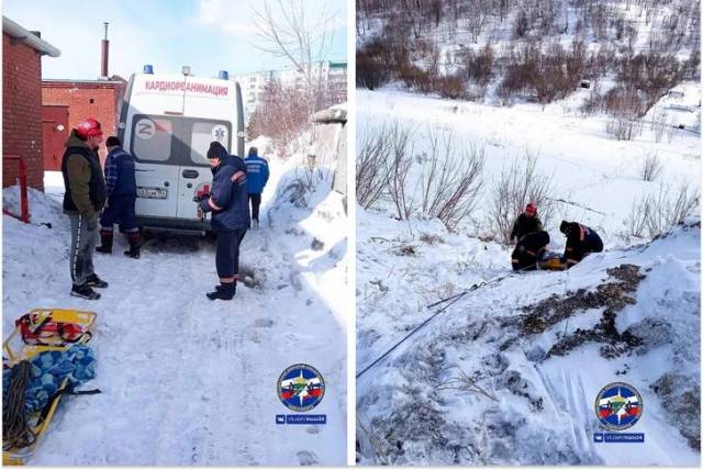 В Новосибирске спасатели нашли лыжника в овраге