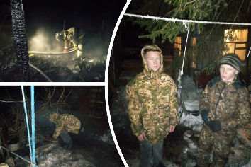 Школьники помогли потушить крупный пожар под Новосибирском