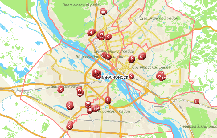 200 отключений тепла и горячей воды произошло в Новосибирске 21 декабря