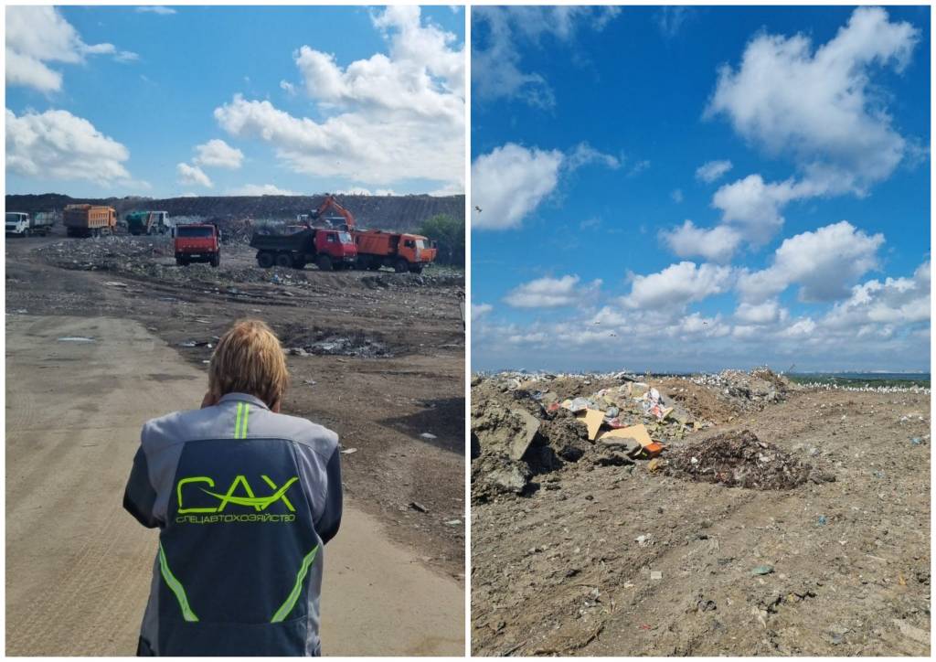 В Новосибирске после жалоб мэрия проверила работу Гусинобродского полигона