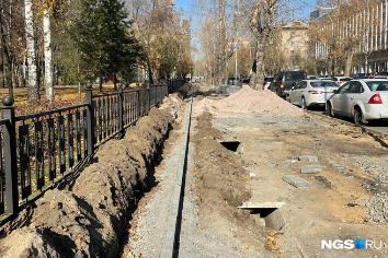 Закончить ремонт в новосибирском парке помешала канализация