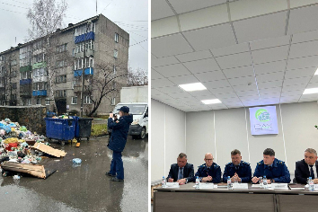 Новосибирского министра и МУП «САХ» отчитали за проблемы с мусором