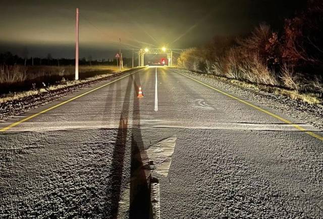 Под Новосибирском молодой водитель насмерть сбил мужчину на трассе