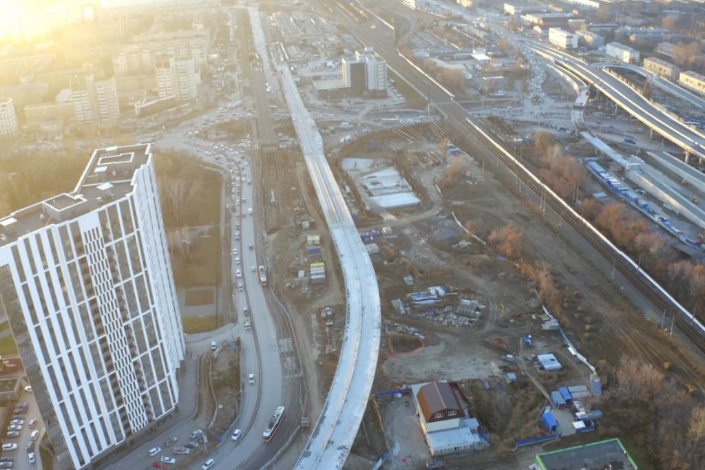 Развязку четвертого моста в Новосибирске будут строить до конца 2025 года
