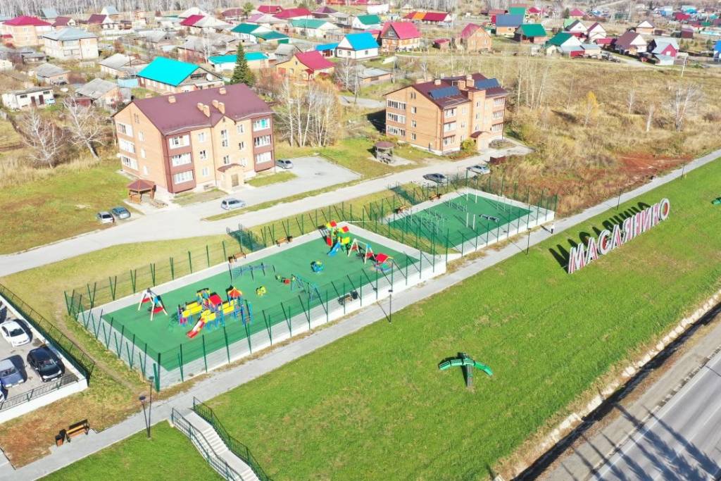 В Маслянино Новосибирской области появился еще один парк