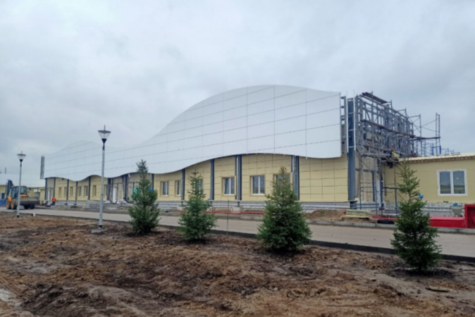 Под Новосибирском завершается строительство новой инфекционной больницы