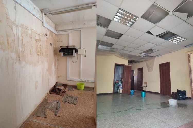 В Новосибирске прокуратура заинтересовалась протечкой крыши в школе №121