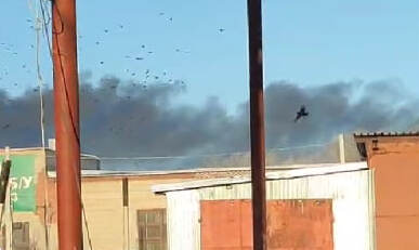 Новосибирцы показали выбросы в воздух у Левобережного полигона