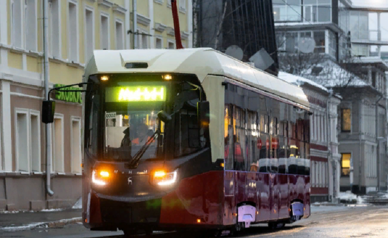 В Новосибирск поступили все 10 новых трамваев из Белоруссии
