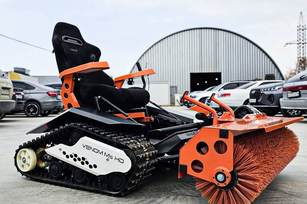 В Новосибирске изобрели беспилотник для уборки улиц