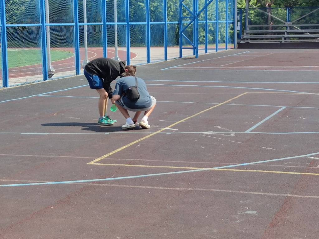 Вандалы испачкали краской спортплощаку накануне соревнований в Новосибирске