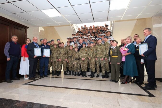 В Новосибирской области наградили военно-патриотические клубы