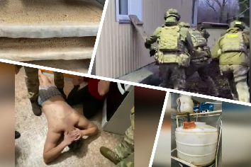 Штурм новосибирской нарколаборатории попал на видео