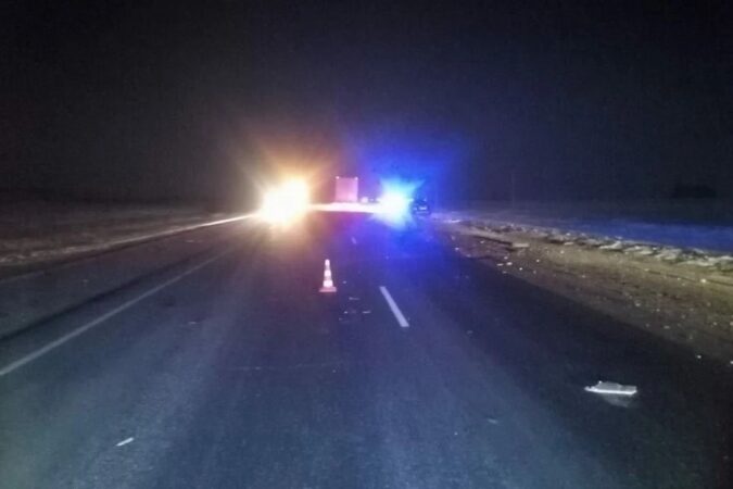 В Новосибирской области водитель «Skoda» влетел в грузовик и погиб