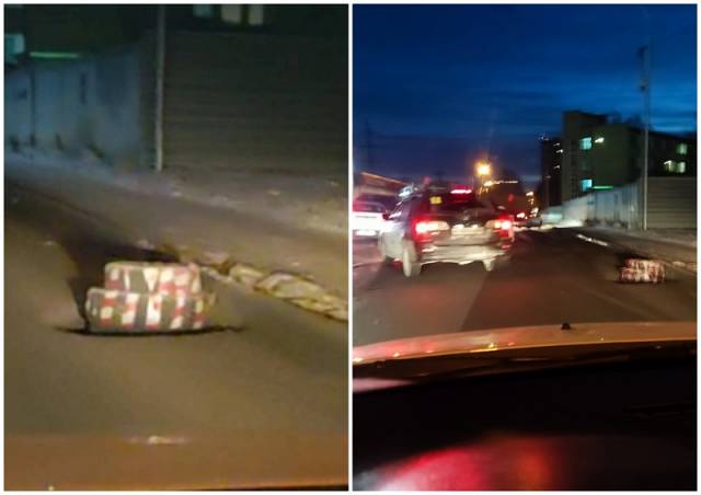 В Новосибирске горожане пожаловались на провал грунта на Северной